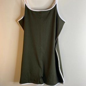 Fashion Nova Olive Green Romper Size 2X